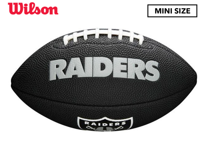 Wilson NFL Oakland Raiders Mini Ball - Black