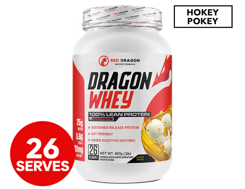 Red Dragon Dragon Whey Protein Powder Hokey Pokey 907g