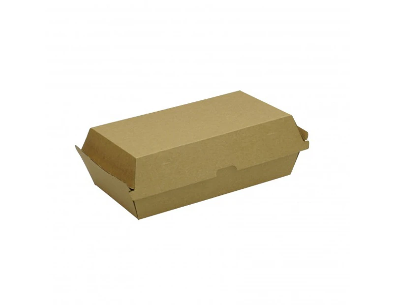 Kraft Corrugated Cardboard Snack Boxes - 105mm  - 75mm - Packs