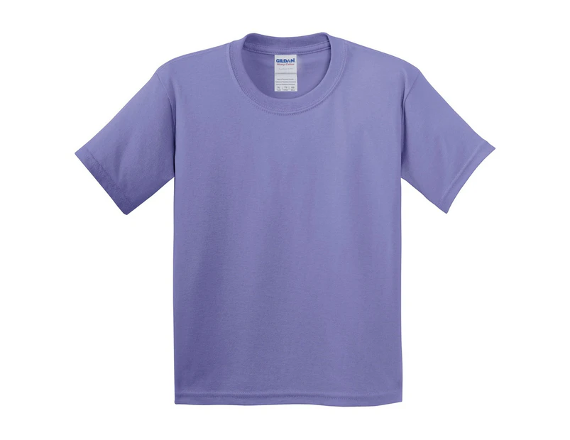 Gildan Youth Unisex Heavy Cotton T-Shirt (Violet) - BC482