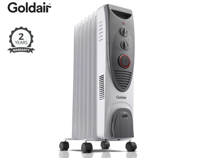 Goldair 7-Fin Oil Column Heater w/ Timer & Fan