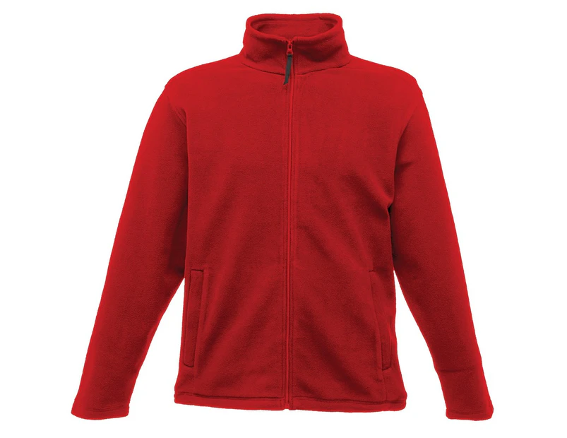 Regatta Mens Plain Micro Fleece Full Zip Jacket (Layer Lite) (Classic Red) - RG1551