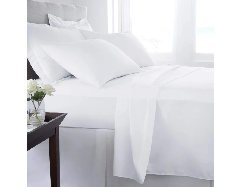 Luxury Real 1500TC Egyptian Cotton Quilt Doona Cover Set in White