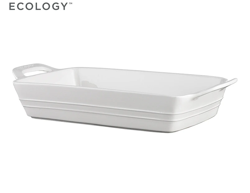 Ecology 37cm Signature Rectangle Baking Dish - White
