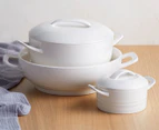 Ecology 2L Signature Round Casserole w/ Lid - White