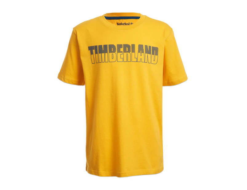 Timberland Boy's Tops & T-Shirts - Logo T-Shirt - Yellow