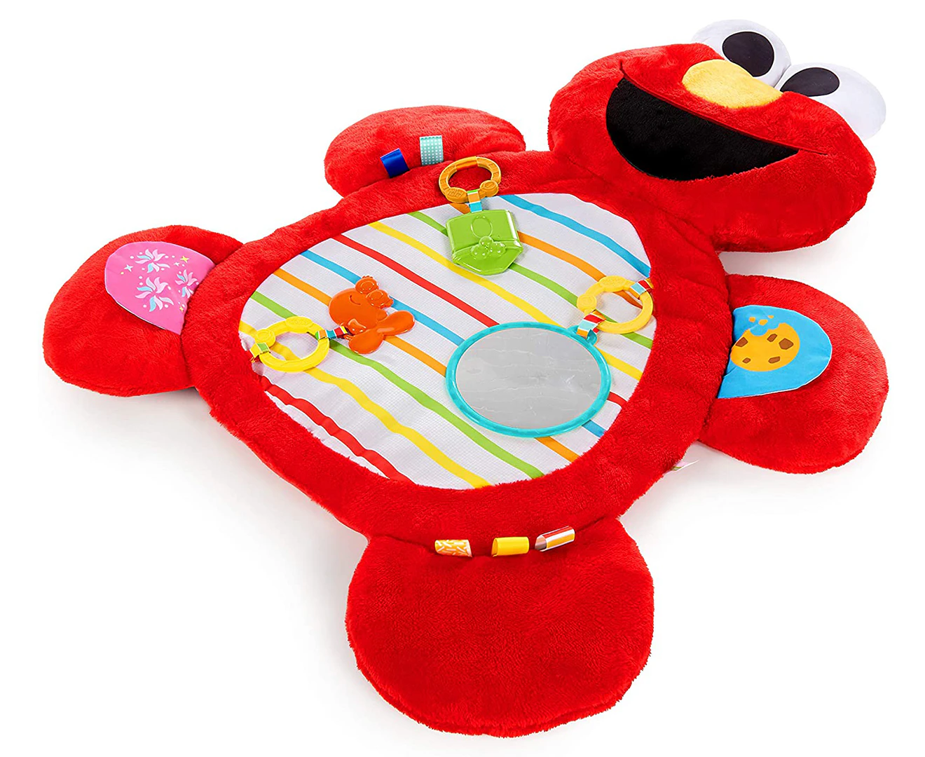 Bright Starts Sesame Street Tummy-Time Elmo Prop Mat