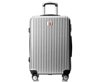 Swissgear 24" Luggage Suitcase 65L Hard Shell Combination Locks Silver