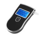 Digital Breath Alcohol Tester Breathalyser Backlit Lcd Display 5X Mouthpiece