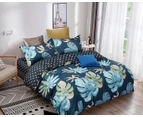 Leaves Quilt/Doona/Duvet Cover & 2 Pillowcases Set(Queen/King /Super King Size Bed) M432