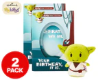 Hallmark Itty Bitty Yoda Cards 2-Pack - Multi