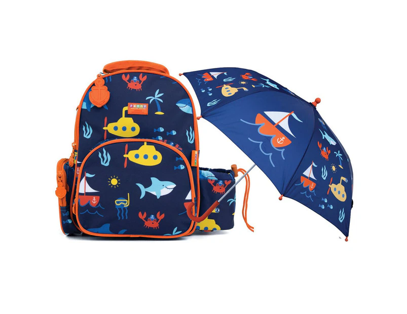 Penny Scallan Medium Backpack & Umbrella Anchors Away