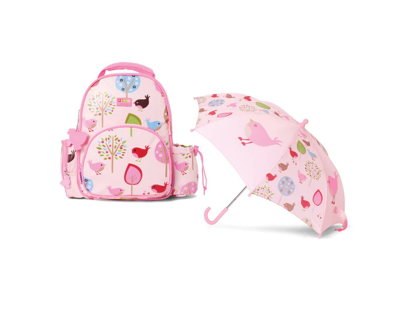Penny Scallan Medium Backpack & Umbrella Chirpy Bird