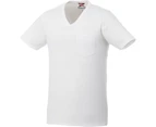 Slazenger Mens Gully Short Sleeve Pocket T-Shirt (White) - PF2337