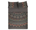 KAS Zephyr Queen Bed Quilt Cover Set - Multi