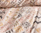 KAS Kana Queen Bed Quilt Cover Set - Neutral