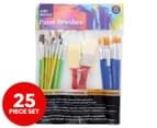 Art Box Artist Paint Brush 25-Piece Set 1