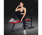 Adjustable Benches Rack Barbell Rack Weight lifting Bed Foldable Press GYM