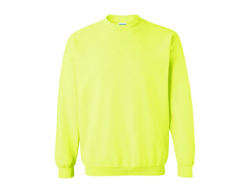 Gildan Heavy Blend Unisex Adult Crewneck Sweatshirt (Safety Green) - BC463