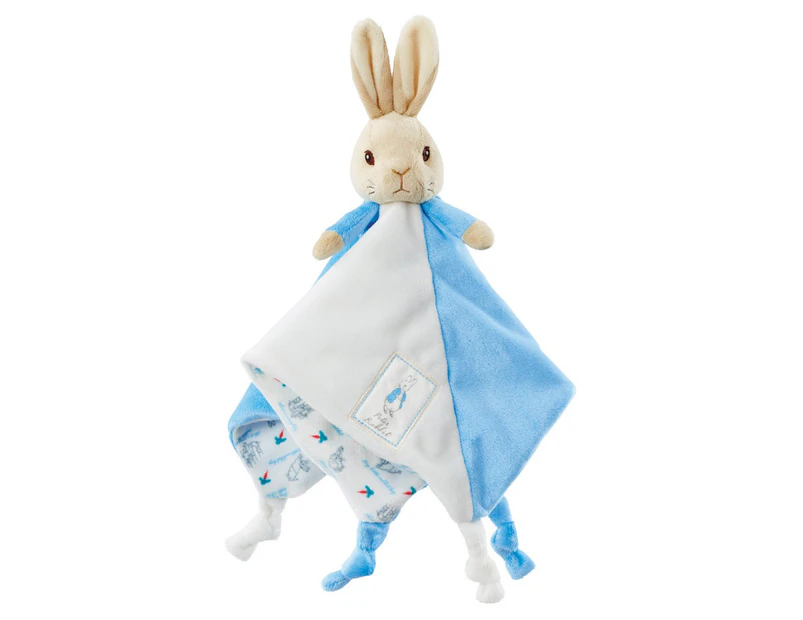 Beatrix Potter Peter Rabbit Comforter Blanket - Blue/White