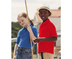 Fruit Of The Loom Childrens/Kids Unisex 65/35 Pique Polo Shirt (Red) - BC389