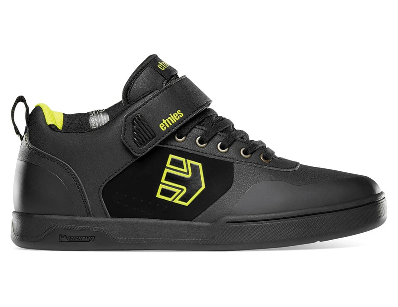 Etnies Culvert Mid Flat Pedal MTB Shoes Black/Lime