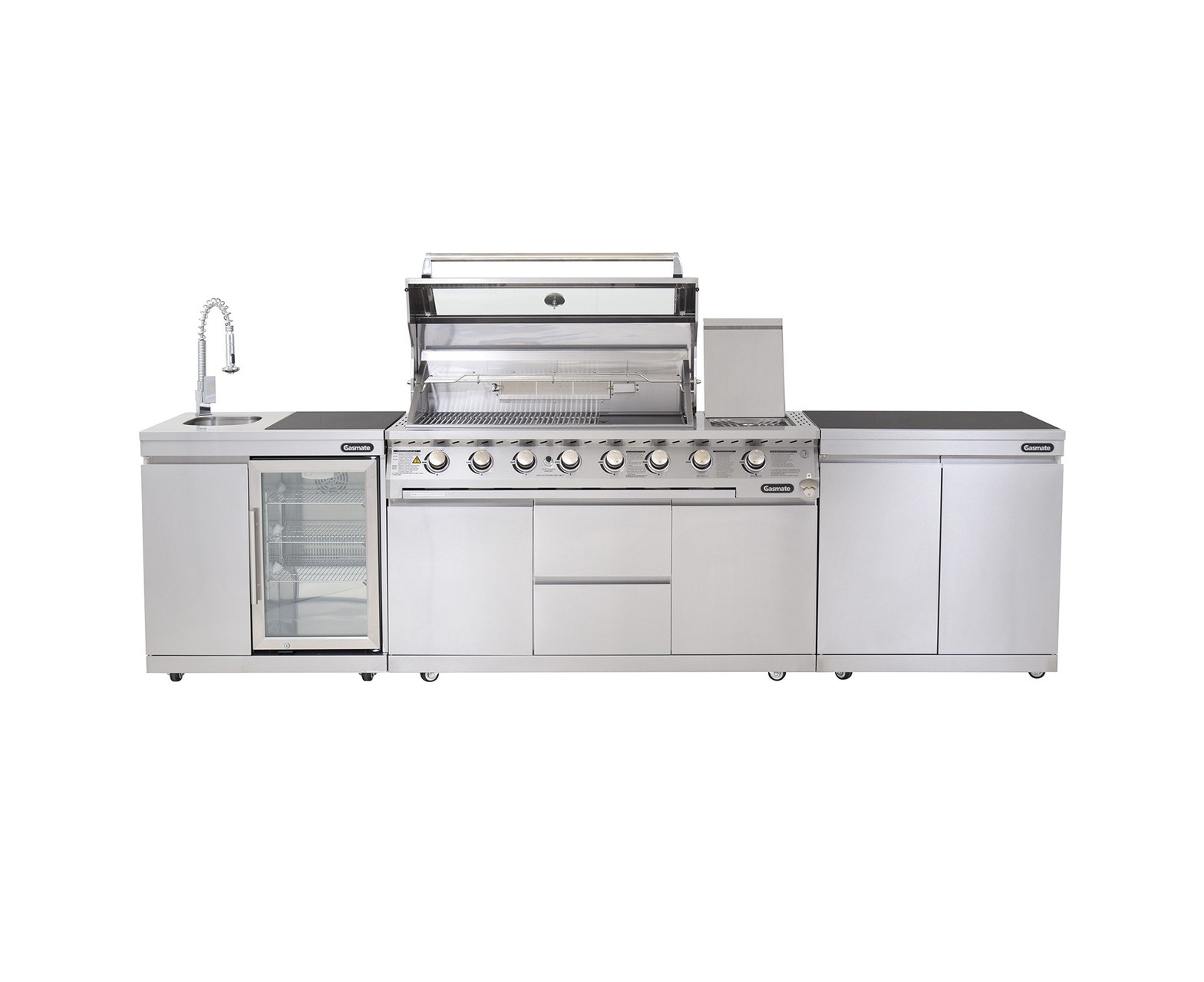 Gasmate professional 6 shop burner bbq kitchen