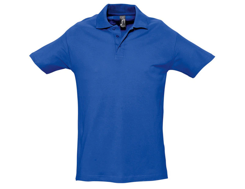SOLS Mens Spring II Short Sleeve Heavyweight Polo Shirt (Royal Blue) - PC320
