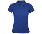 SOLs Womens Prime Pique Polo Shirt (Royal Blue) - PC494