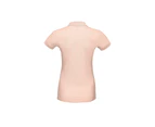 SOLS Womens Perfect Pique Short Sleeve Polo Shirt (Creamy Pink) - PC282