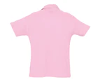 SOLS Mens Summer II Pique Short Sleeve Polo Shirt (Pink) - PC318