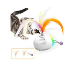 Bentopal Rechargeable Smart Jumpy Mouse Pets Interactive Cat Toy w/LED Lights