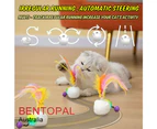 Bentopal Rechargeable Smart Jumpy Mouse Pets Interactive Cat Toy w/LED Lights