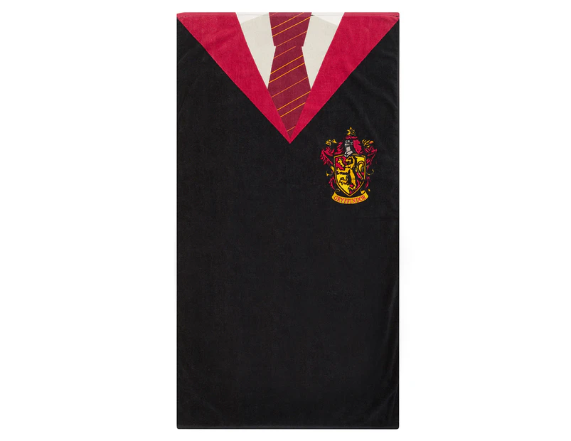 Harry Potter Gryffindor House Gown Towel - Black/Multi