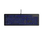 SteelSeries Apex 100 Wired USB Membrane Blue LED Gaming Keyboard