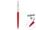 Parker Jotter Ballpoint Pen - Kensington Red/Chrome Trim 1