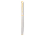 Parker IM Rollerball Pen - Brushed Stainless Steel/Gold Trim