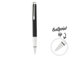 Waterman Perspective Ballpoint Pen - Black/Chrome Trim