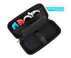 Protective Hard Shell Travel Carrying Case Pouch for Nintendo Switch Console & Accessories-Black