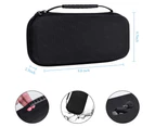 Protective Hard Shell Travel Carrying Case Pouch for Nintendo Switch Console & Accessories-Black