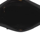 Cellini Midland Leather Crossbody Bag - Black