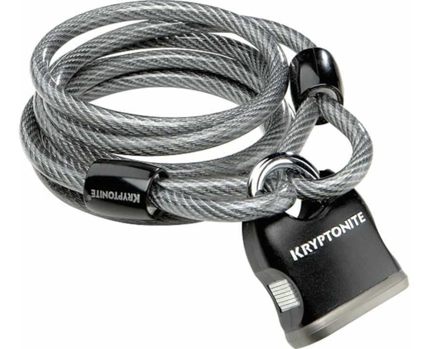 Kryptonite Kryptoflex 818 Cable and Padlock - SUPER SALE