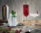 Set of 4 Luigi Bormioli 210mL Jazz Champagne Flute Glasses 3