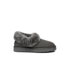 Tarramarra Clarrie Slipper | Sheepskin Upper - Women - House Shoes - Grey