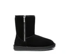 Tarramarra Short Zipper | Sheepskin Upper - Women - UGG Boots - Black