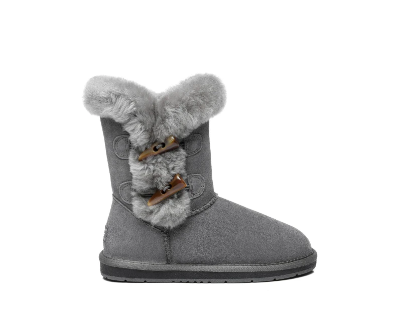 Ugg Australian Shepherd Talia | Sheepskin Upper - Women - UGG Boots - Grey