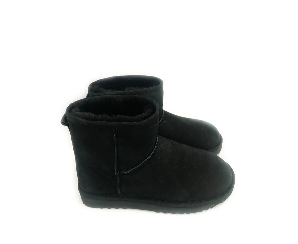 Ugg Australian Shepherd Mini Classic Big Size | Sheepskin Upper - Men - UGG Boots - Black