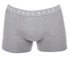 Hugo Boss Men's Pure Cotton Boxer/Trunk 3-Pack - Grey/Charcoal/Black