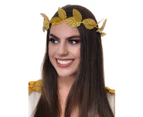 Ancient Roman Gold Laurel Wreath Costume Headband