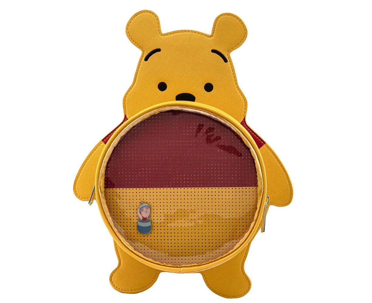 Loungefly Disney Winnie The Pooh - Pin Trader Convertible Backpack